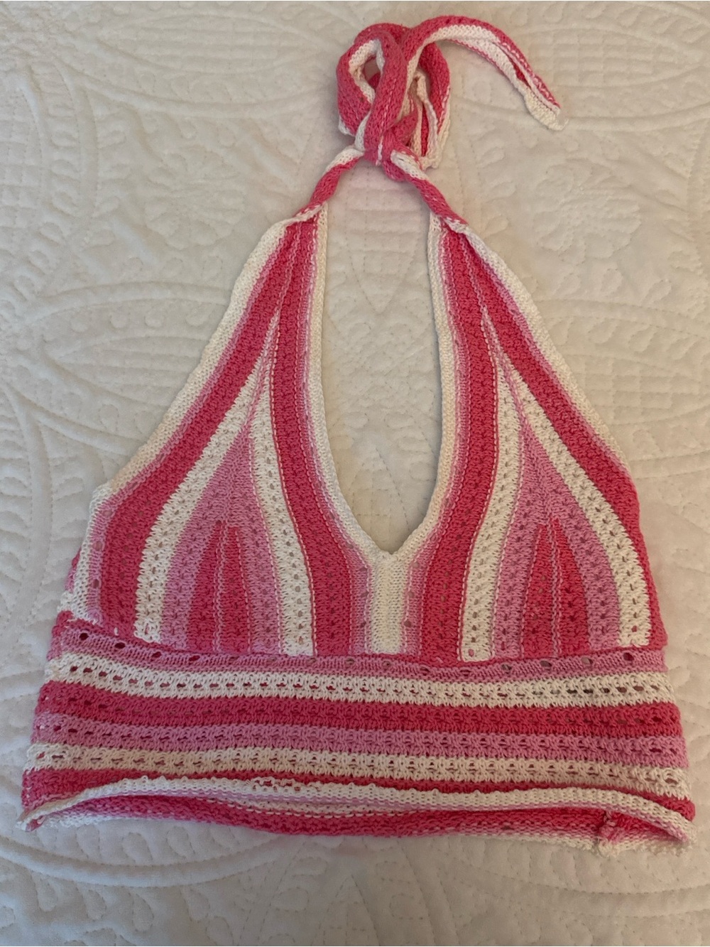 Hollister Crochet Halter Top